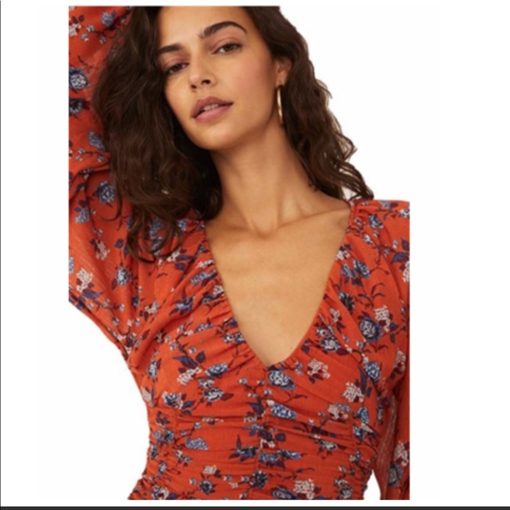 NWT Free People New Final Rose Blouse - Picture 2 of 9